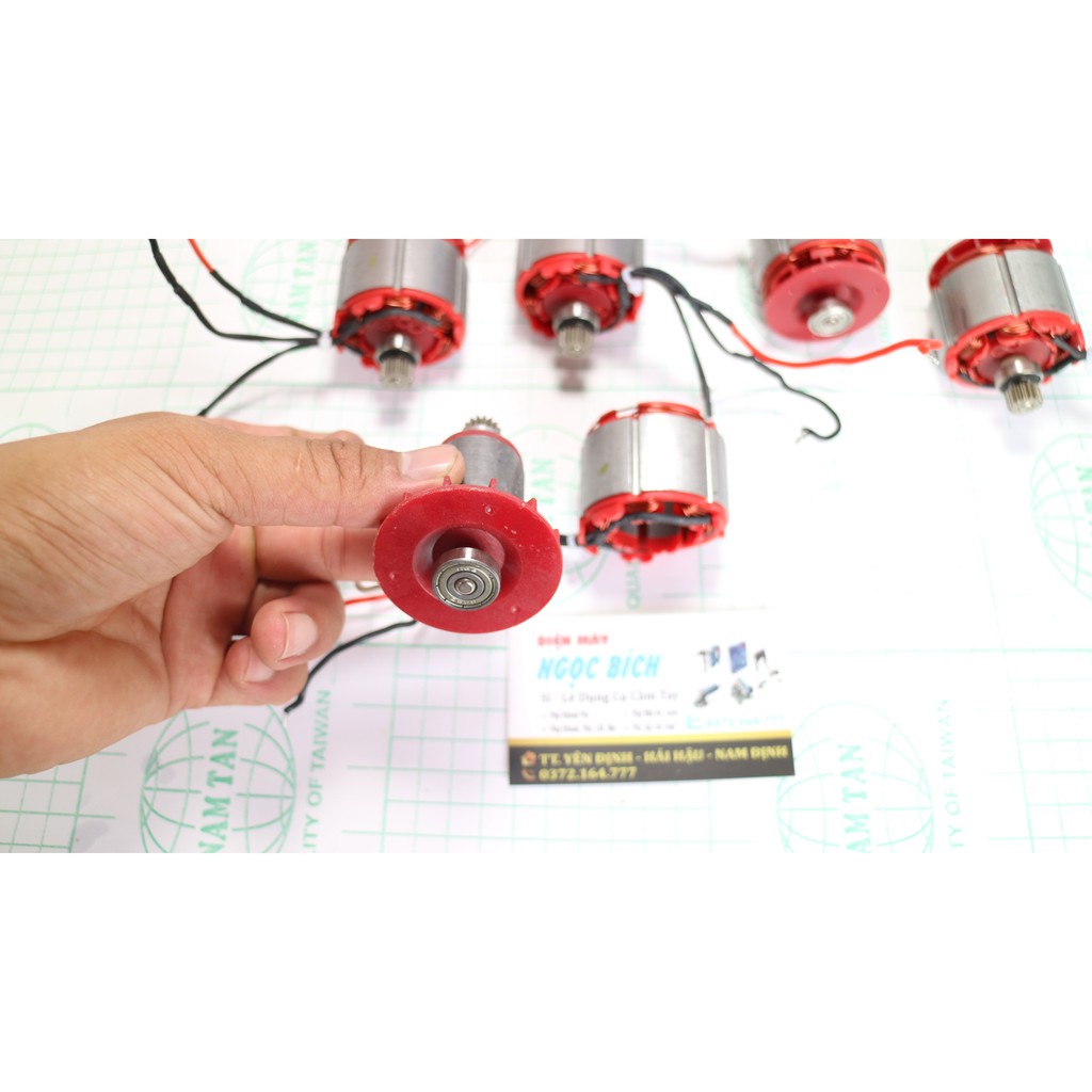 Linh kiện máy khoan pin không chổi than (mạch điều khiển, roto, stato, công tắc)