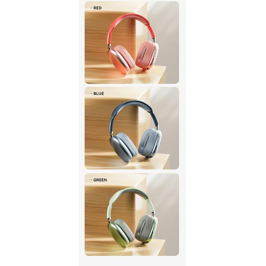 Tai nghe chụp tai P9 kết nối Bluetooth 5.1 CÓ thẻ nhớ và cổng AUX 3.5mm