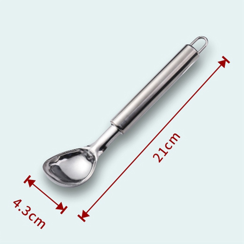 Muỗng Múc Kem/Trái Cây Bằng Thép Không Gỉ