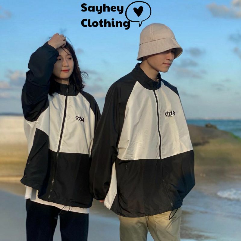 Áo Khoác Dù TMS LOGO MIDSIDE Nam Nữ Ulzzang Unisex Form Rộng Bomber 7zia Jacket - Sayhey Clothing