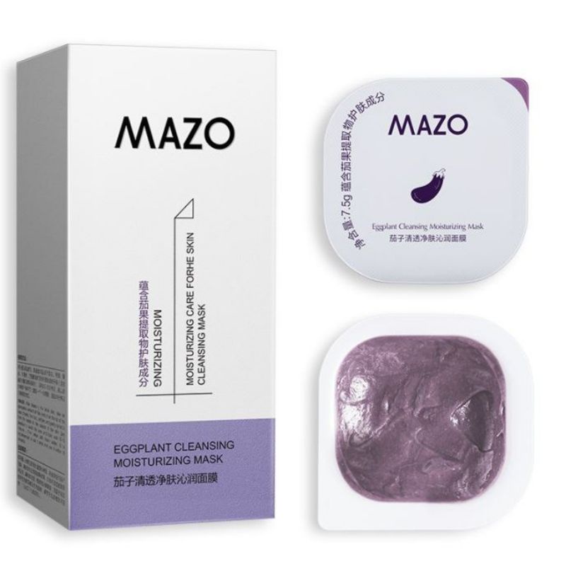 Mặt nạ bùn cà tím Mazo giúp dưỡng ẩm,làm sạch sâu, phục hồi làn da 7.5gr