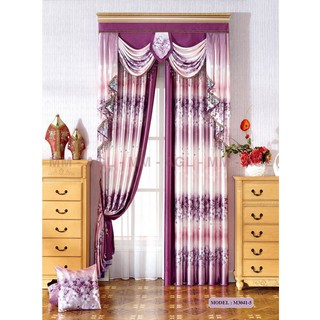 Màn Rèm Cửa Giá Rẻ - Vải HQ Chống 2 Mặt - Kích thước tùy chọn - Khoen ore cao cấp - Free Ship [Hoàng Yên 3041-5]