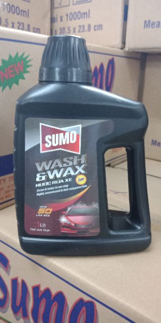 Nước rửa xe Sumo WASH & WAX 1lit