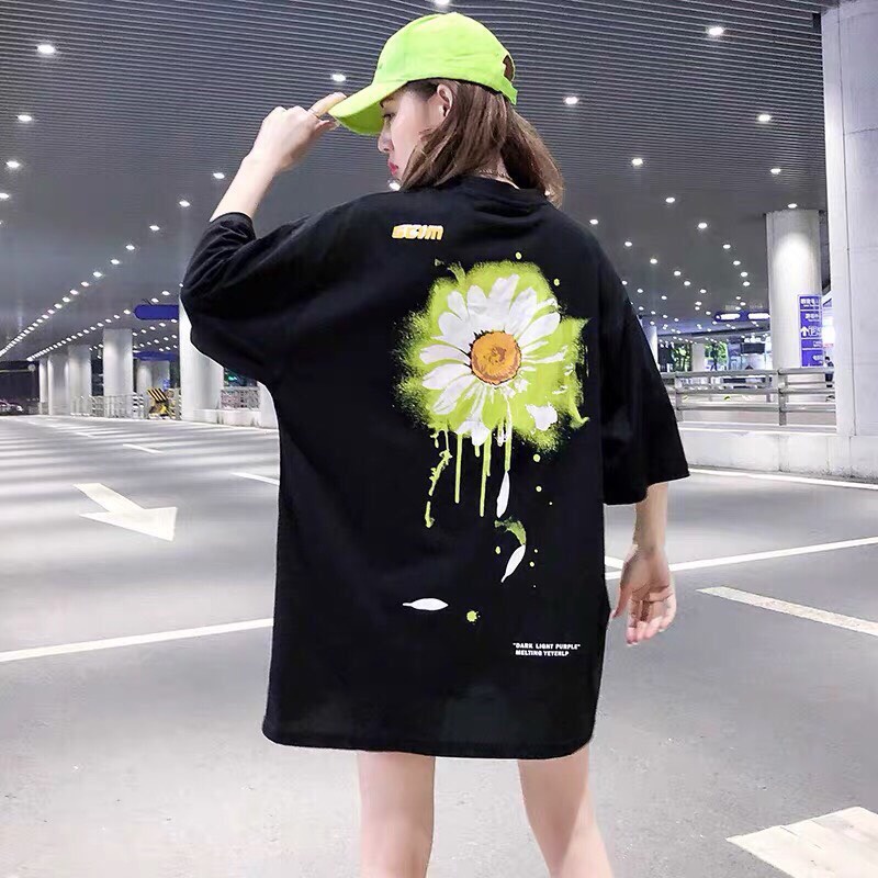 Áo thun 💕𝑭𝒓𝒆𝒆𝒔𝒉𝒊𝒑💕 Áo phông Nam Nữ Unisex thun form rộng, mặc cặp, nhóm missout hình bông hoa