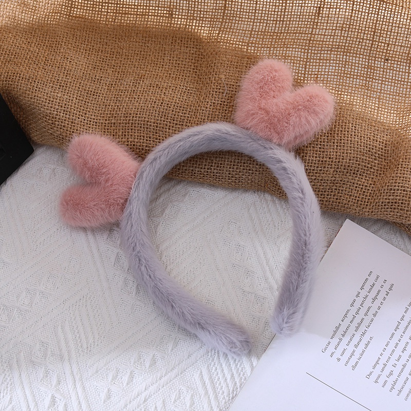 Băng Đô Cài Tóc Rửa Mặt Dạng Bấm Đính Sừng Tuần Lộc Dễ Thương Phong Cách Hàn Quốc Dành Cho Bạn Nữ Rửa Mặt