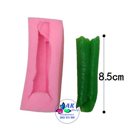 KHUÔN SILICONE LÁ SEN CUỘN (2506.063)