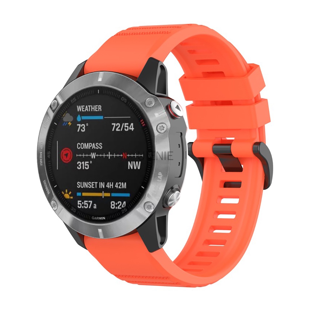 Dây Đeo Đồng Hồ Bằng Silicone 20Mm 22mm 26mm Cho Garmin Fenix 7 7S 7X 6 6S 6X 5 5S 5X Pro Plus