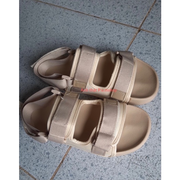 (Sale giảm sốc -xả kho ) Sandal unisex nam nữ ulzzang đế bằng quai ngang ( sẵn)