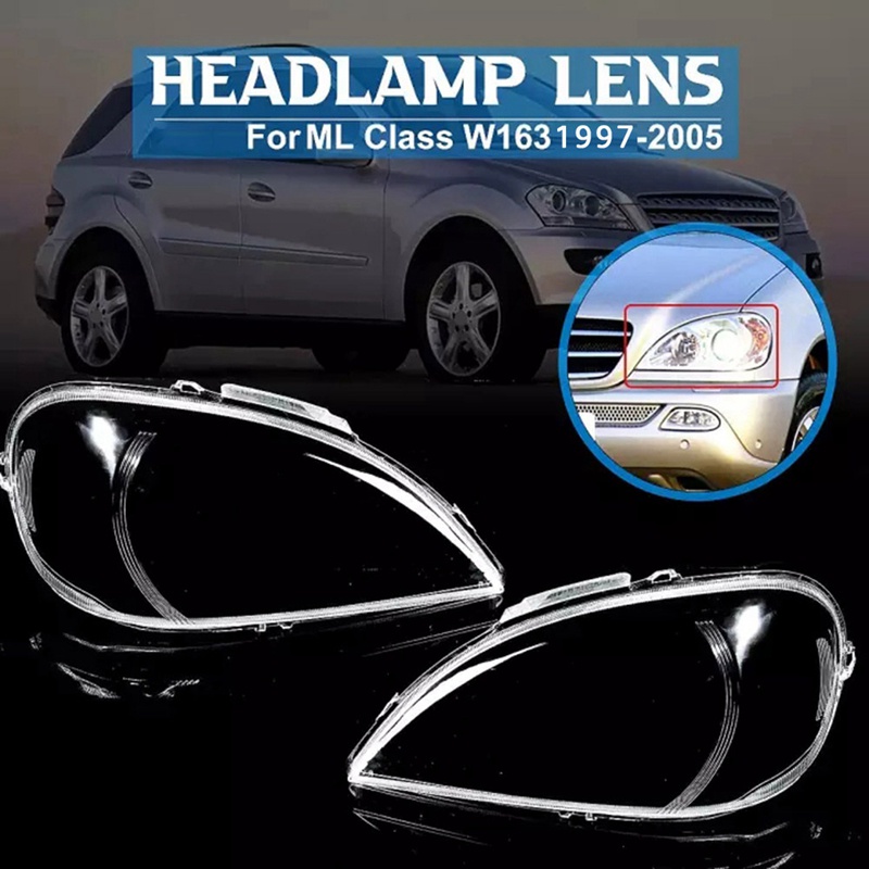 Ốp Đèn Pha Trái + Phải Cho Mercedes-Benz ML-Class W163 1997-2005 ML320 ML350