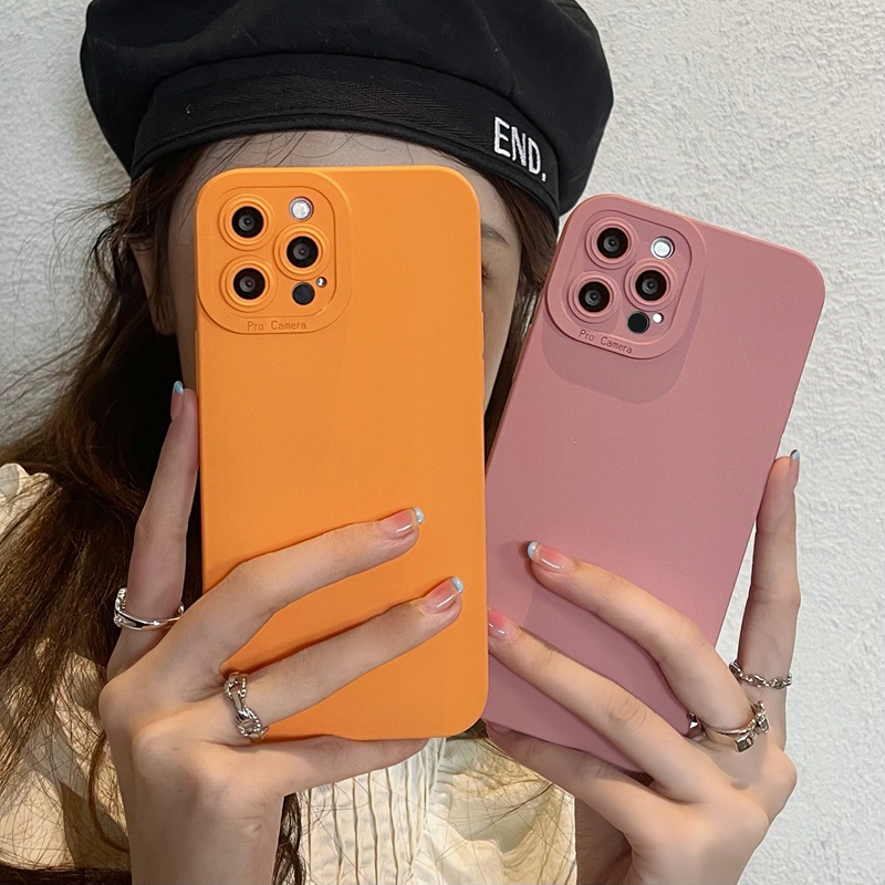 Ốp Lưng Chất Liệu TPU Bảo Vệ Cho iPhone 13 12 11 Pro Max XS Max XR X 8 7 Plus