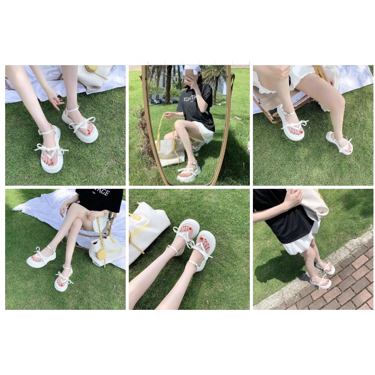 Xăng đan Đế Dày Phong Cách Roman Thời Trang Dành Cho Nữ 2022