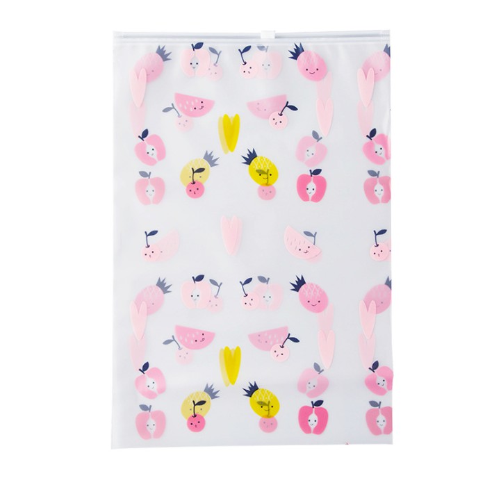 TÚI ZIP LỤA HÌNH HOA MỜ KHOÁ KÉO ĐỰNG ĐỒ LOẠI