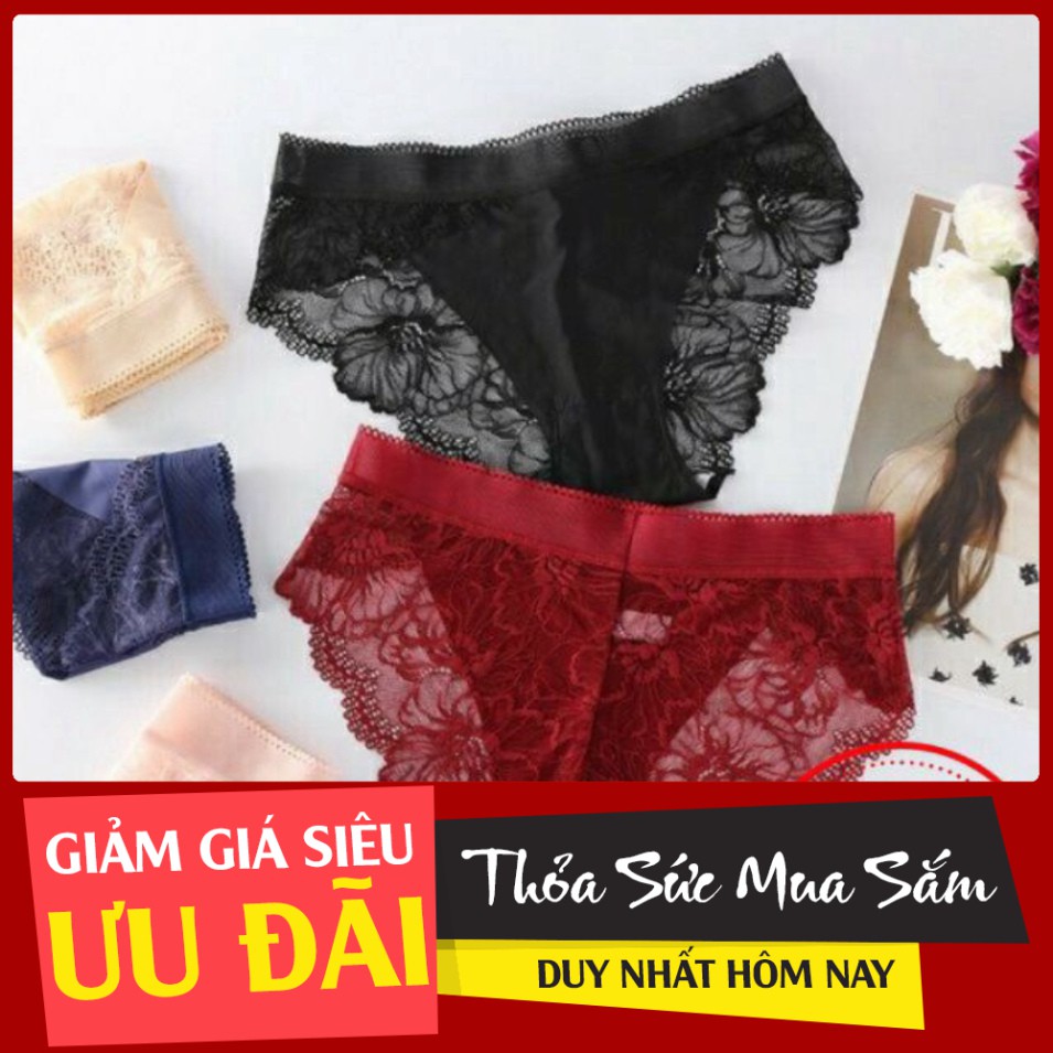 Sỉ Quần Lót Su Ren Hoa Mềm Mịn Sexy Chuẩn Thái Rẻ Nhất Thị Trường