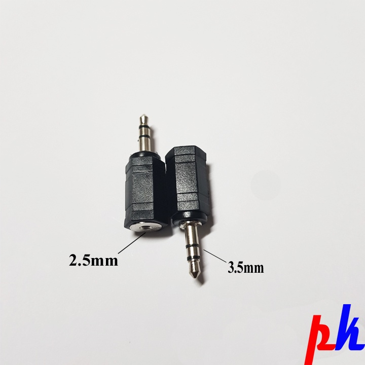 Jack chuyển 2.5 âm sang 3.5 mm dương 3 chấu