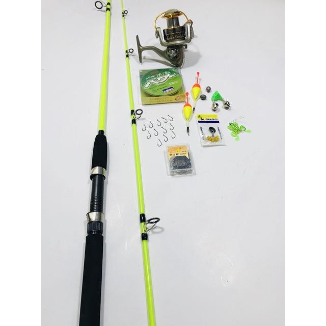 Bộ cần câu lure shimano - máy câu Yumoshi LC big sale