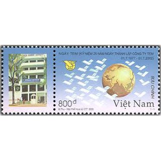 Tem sưu tập MS 889 Tem Việt Nam Kỷ niệm 25 năm thành lập công ty Tem