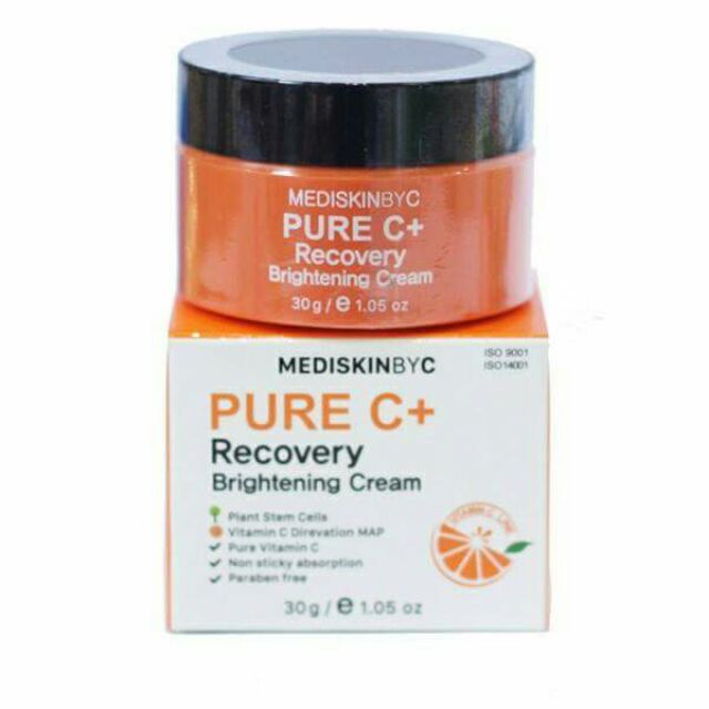 Kem dưỡng MediskinbyC Pure C+ Recovery Brightening Cream
