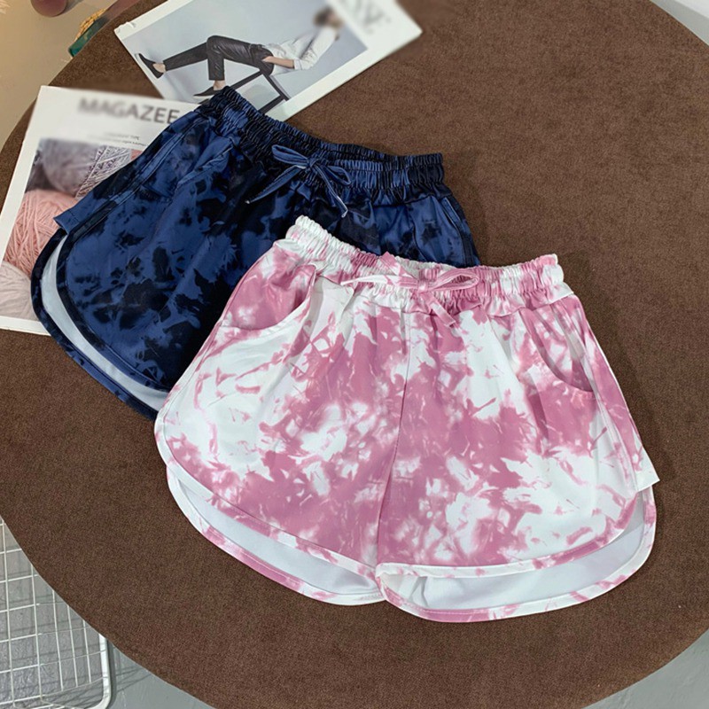 Quần Short Thể Thao Lưng Cao Phong Cách Retro