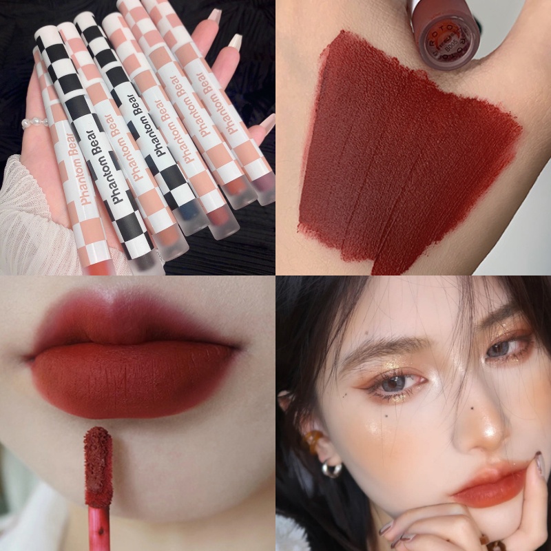 Son Lì Dạng Kem 11 Màu Sắc Lâu Trôi Thương Hiệu Roto Phantom Bear