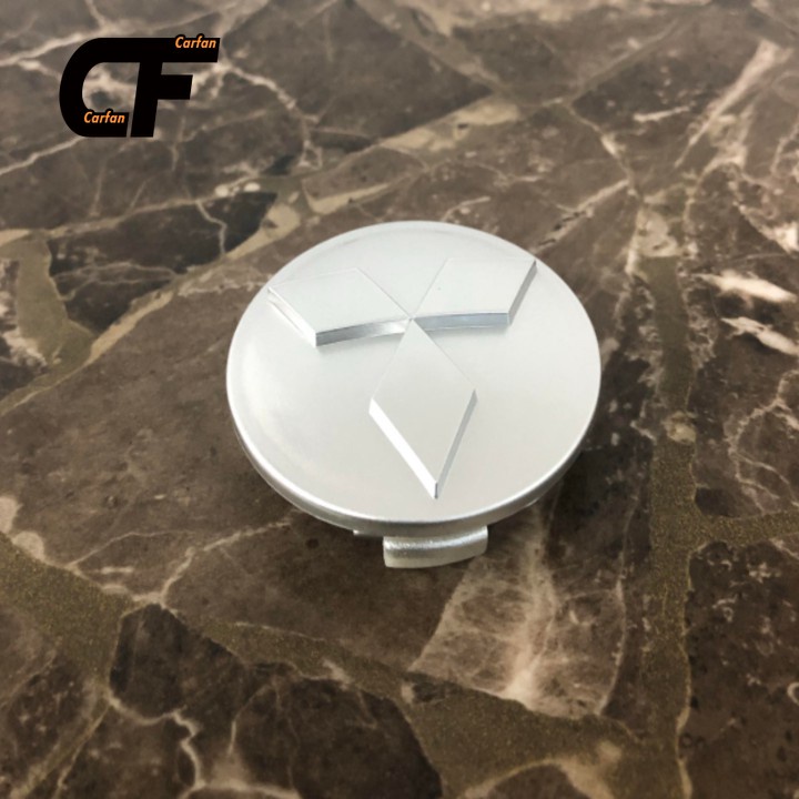 1 mục Biểu tượng Logo chụp mâm, vành bánh xe ô tô Mitsubishi kích thước 60mm/ Mã SP-MTS60 Hubcaps.