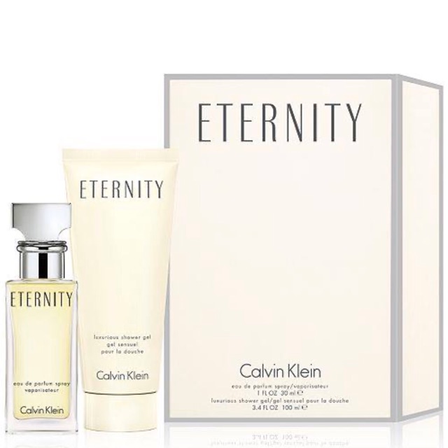 Bộ Gift CK Eternity for women 2pc gồm:(Nước hoa 30ml + Body Lotion 100ml) -  France | Shopee Việt Nam