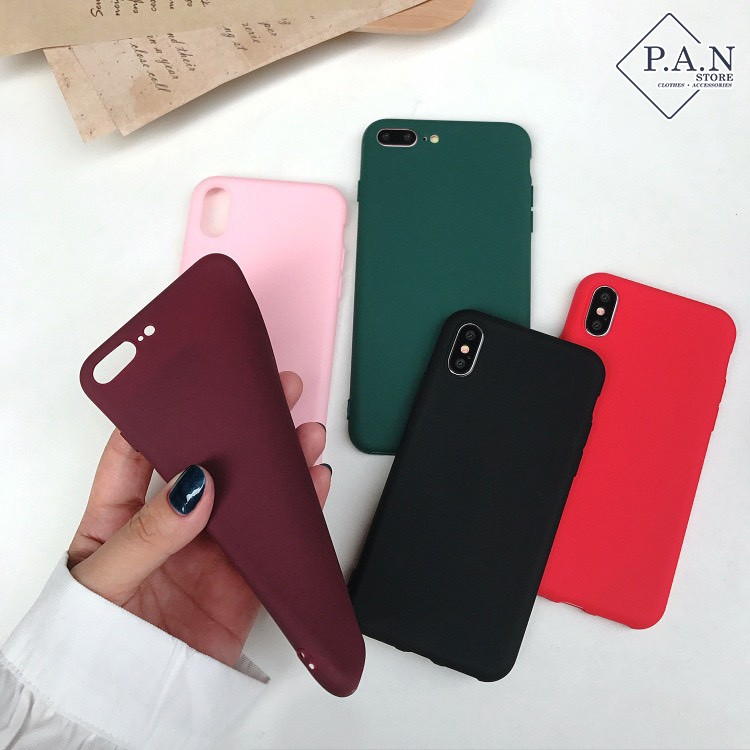 Ốp lưng dẻo trơn dành cho các dòng Iphone 7 / 7+ / 8 / 8+ / X / Xs / Xs max