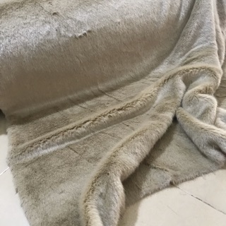 Thảm lông chụp ảnh Màu Kem Sữa