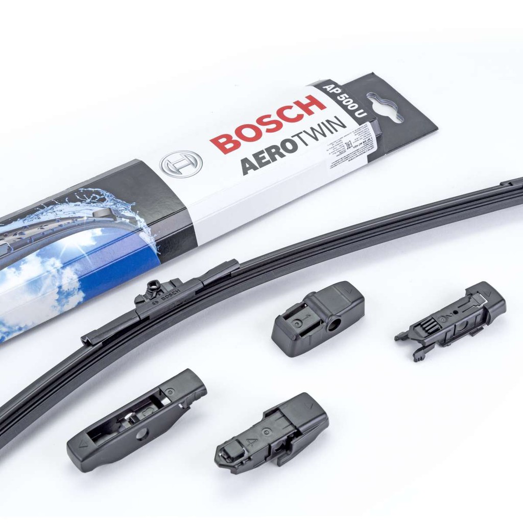 Gạt mưa ô tô Bosch AeroTwin Plus 4 loại lẫy lắp cho các dòng xe Ford, Mercedes,...