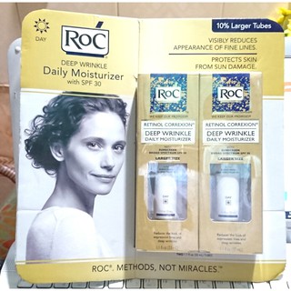 Kem Chống Lão Hóa Xóa Nếp Nhăn Roc RETINOL CORREXION DEEP WRINKLE DAILY MOISTURIZER SPF 30, hàng xách tay Pháp