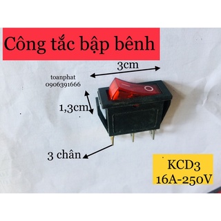 Công tắc bập bênh| Công tắc ON OF 16A-250V 3 chân