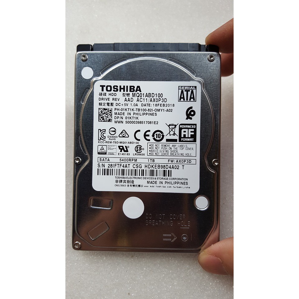 ổ cứng laptop 1000GB Toshiba | Ổ cứng laptop zin tháo máy Toshiba 1TB | BigBuy360 - bigbuy360.vn