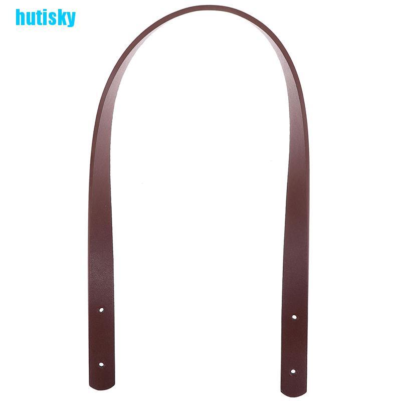 hutisky 2Pc/Set PU Leather Tote Bag Strap Replacement for Handbag Detachable Handle Belt KUI