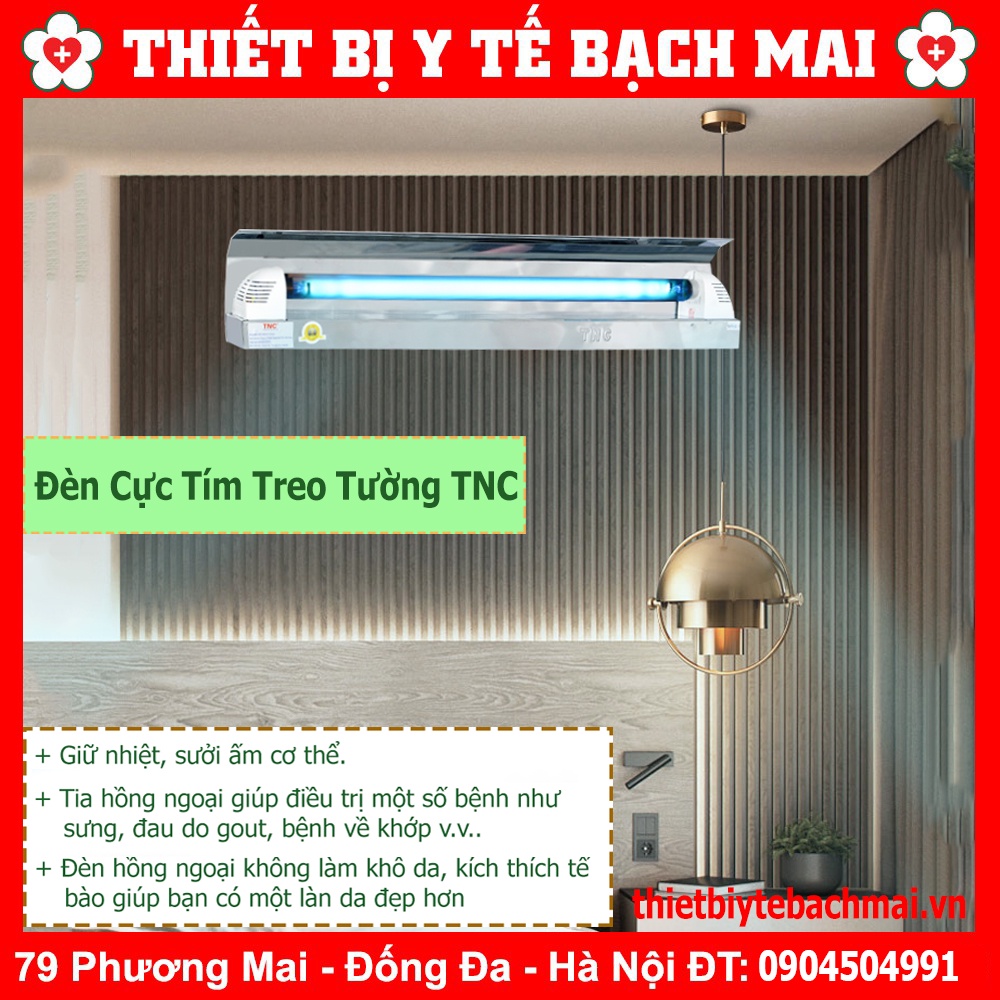 Đèn Treo Tường Cực Tím Có Điều Khiển TNC