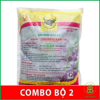 PHÂN ĐẦU TRÂU HCMK7 HỮU CƠ TRICHODERMA + TE - 1 KG 2 GÓI