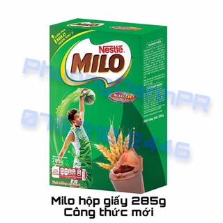 Sữa bột Milo hộp giấy hộp 285g