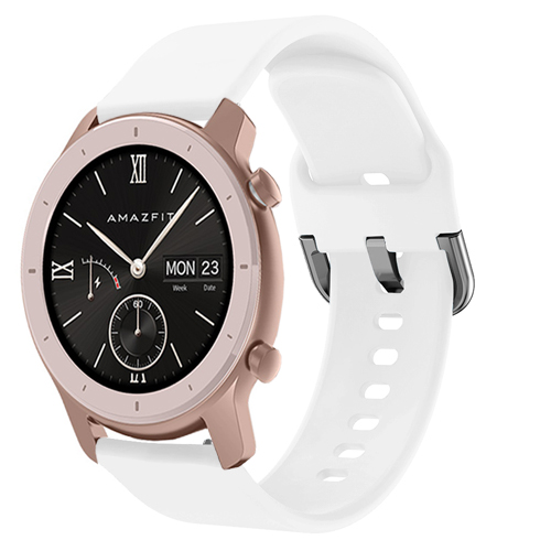 Dây đeo silicon mềm mại năng động trẻ trung cho Huami Amazfit GTR4 3 2 2e mini GTR 42mm 47mm 2e GTR2 GTR3 Pro