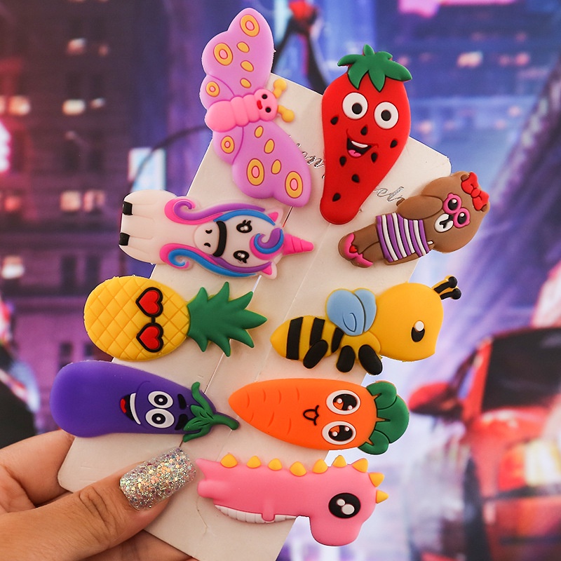 Kẹp Tóc Bb Họa Tiết Hoạt Hình Dễ Thương Cho Bé