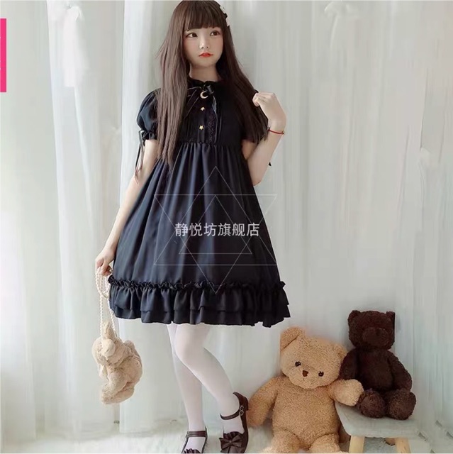 [có sẵn] Đầm / Váy Babydoll Casual Lolita OP