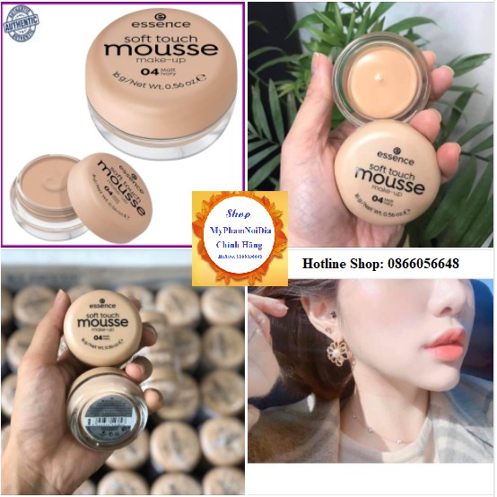 Phấn Tươi  Make Up Của Đức Essence Mousse - Mỹ Phẩm Nội Địa Chính Hãng.( Mẫu mới 2020 : Chữ Đen )