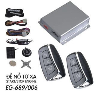 Đề nổ từ xa Start/Stop Engine dùng cho xe Hyundai (Remote có logo)