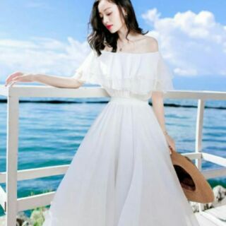 ĐẦM MAXI VOAN TRỄ VAI BÈO