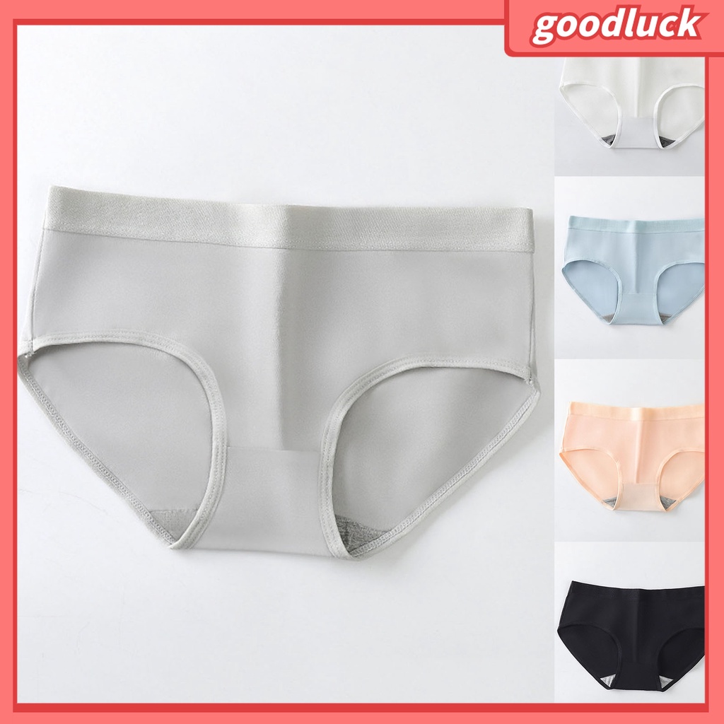 Quần Lót Cạp Vừa Màu Sắc Tinh Khiết Thoải Mái Có Size Lớn Dành Cho Nữ