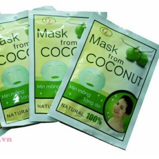 MẶT NẠ DỪA THIÊN NHIÊN (GÓI LẺ)