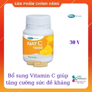 Nat C1000- Bổ sung Vitamin C giúp tăng cường sức đề kháng