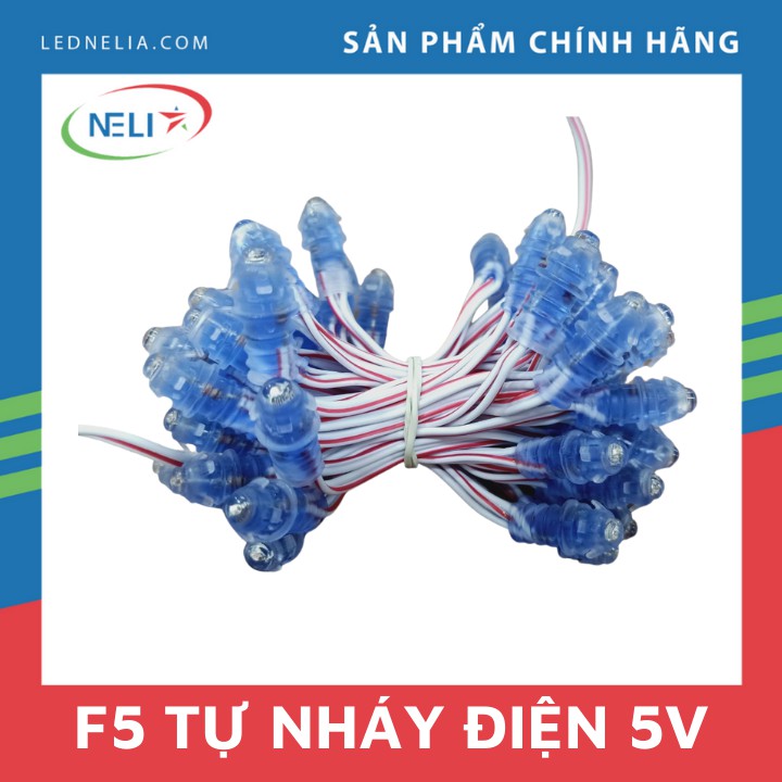 F5 nháy ngoài trời chuyên dùng quấn cây trang trí, chiều dài 3m điện áp 5V