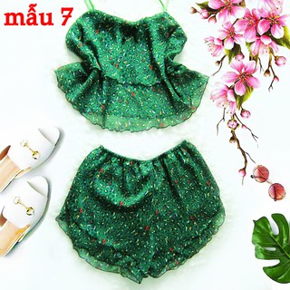 Đồ bộ voan chấm bi 2 tầng big size