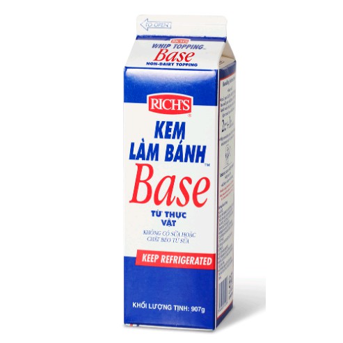 Kem làm bánh Rich's Whip Toping Base