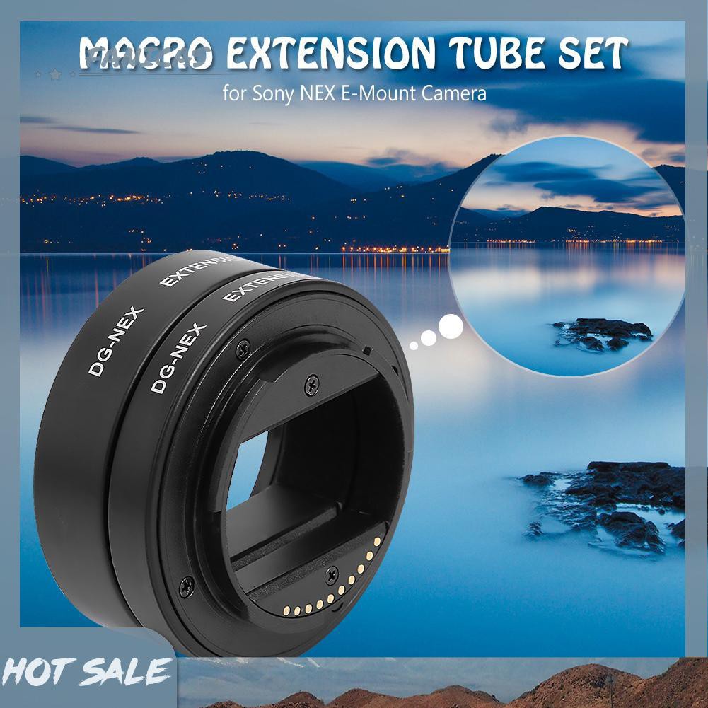 Bộ Ống Nối Dài Macro Af 10mm 16mm Cho Máy Ảnh Sony Nex E-Mount