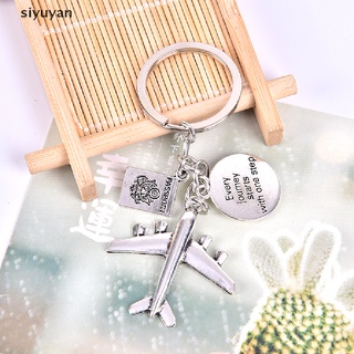 Móc khóa hình máy bay hợp kim DIY thời trang chất lượng cao