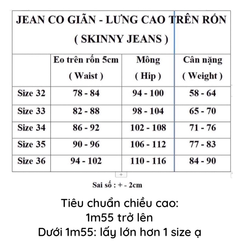 [Size 60kg -&gt; 95kg] Quần Dài Jean BigSize U Lai - Co Giãn Mạnh - Lưng Siêu Cao